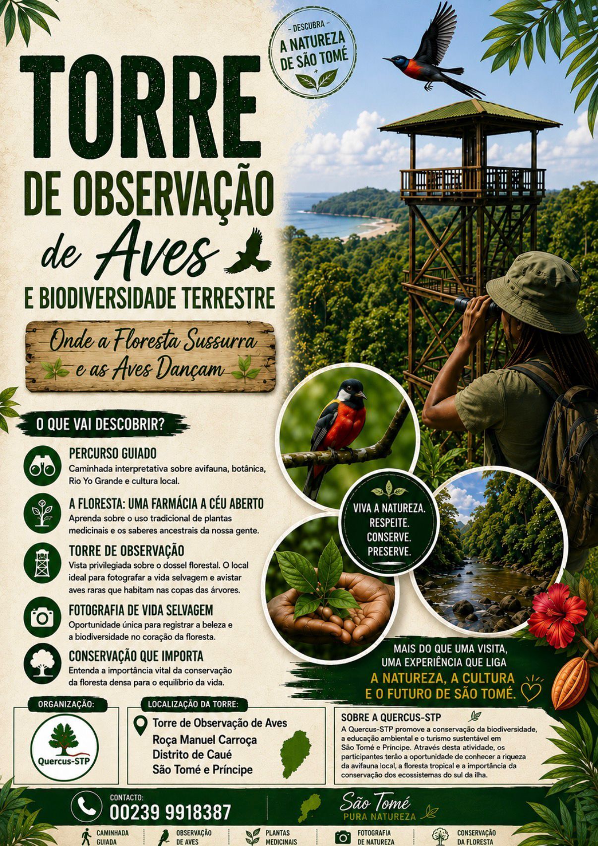 Torre de Observação de Aves e Biodiversidade Terrestre